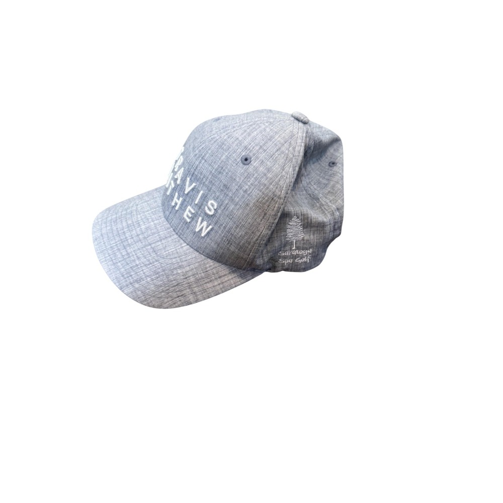 Travis Mathew Hat Cap Snap Back Gray Saratoga Spa Golf Flexfit 110 Mens